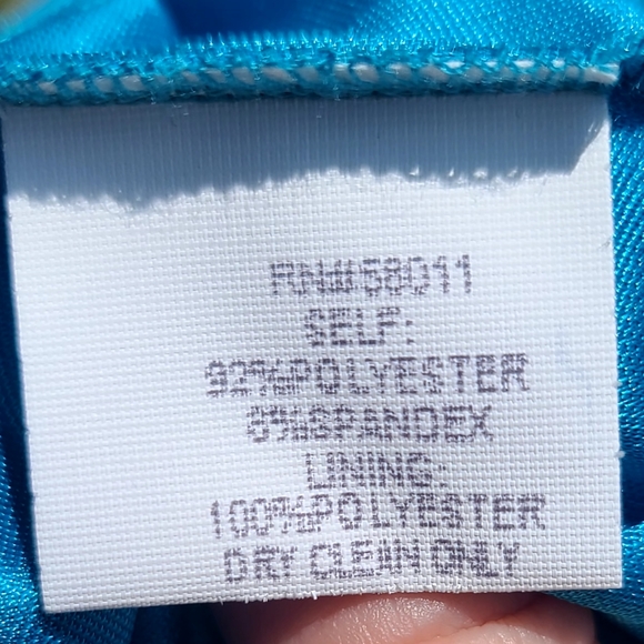 David Meister blue form flattering dress - Picture 6 of 7